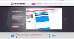 Desktop Screenshot of fortissimmo.net